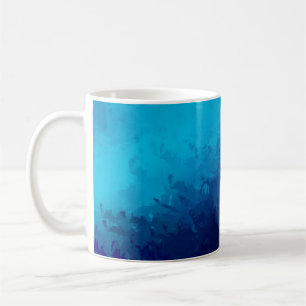 Abstrakter Hintergrund gebürstet. Pinselstrich Kaffeetasse