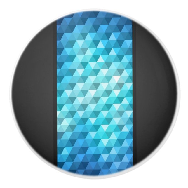Abstrakter Hintergrund gemacht vom Mosaikmuster Keramikknauf (Vorderseite)