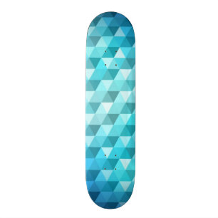 Abstrakter Hintergrund gemacht vom Mosaikmuster Skateboard