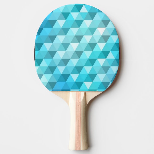 Abstrakter Hintergrund gemacht vom Mosaikmuster Tischtennis Schläger (Vorderseite)