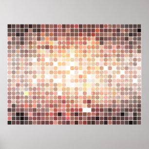 abstrakter Hintergrund. Goldmosaik Poster