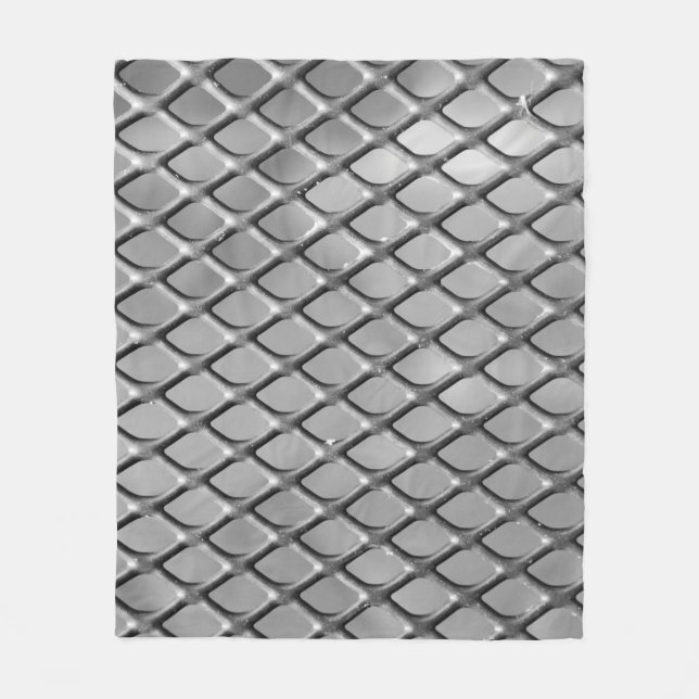 Abstrakter Hintergrund grau Fleecedecke (Vorderseite)