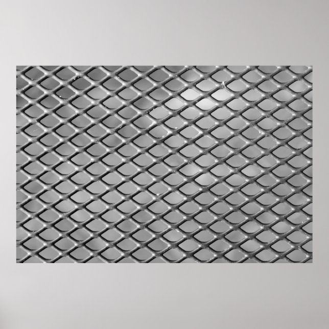 Abstrakter Hintergrund grau Poster (Vorne)