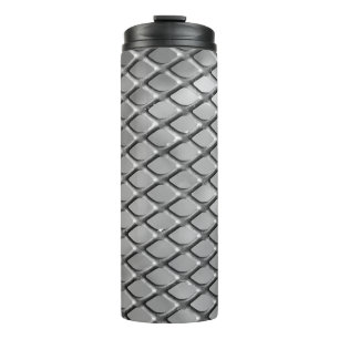 Abstrakter Hintergrund grau Thermosbecher