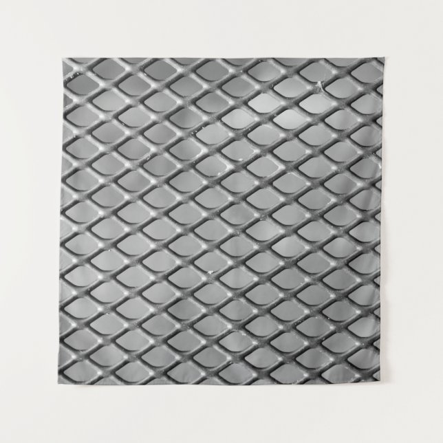 Abstrakter Hintergrund grau Wandteppich (Vorderseite)