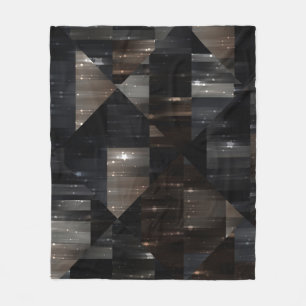 abstrakter Hintergrund. graue Mosaik-Illustration Fleecedecke