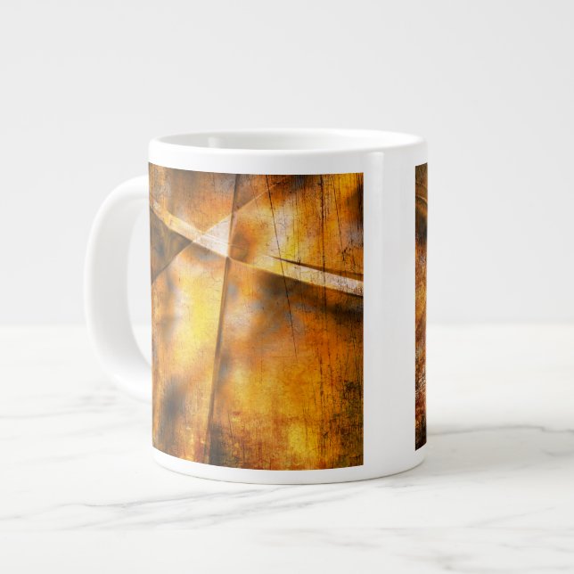 abstrakter Hintergrund Jumbo-Tasse (Vorderseite Links)