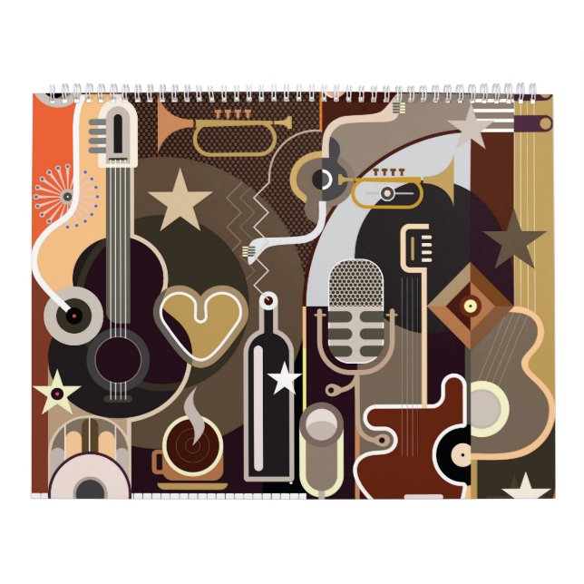 Abstrakter Hintergrund Kalender (Titelbild)