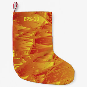 Abstrakter Hintergrund. Kreativer Vintager Hinterg Kleiner Weihnachtsstrumpf