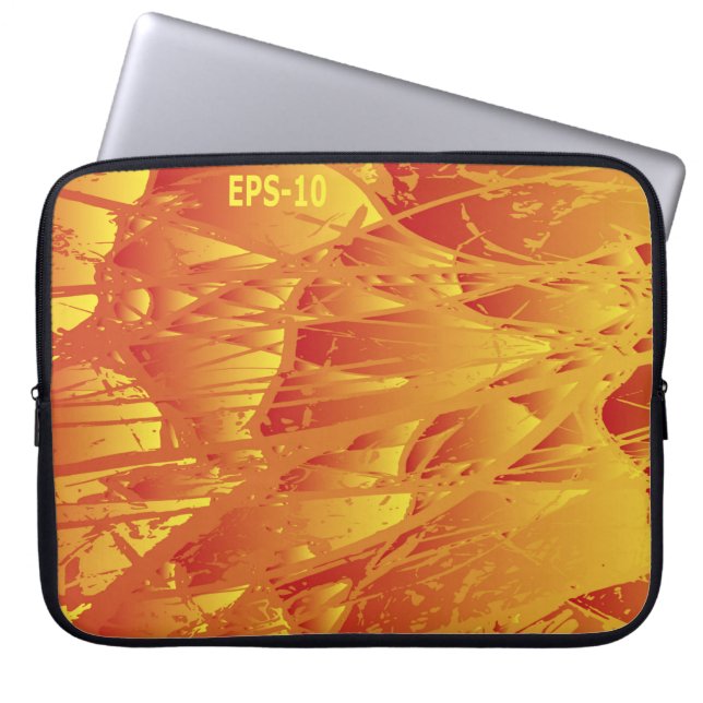 Abstrakter Hintergrund. Kreativer Vintager Hinterg Laptopschutzhülle (Vorderseite)