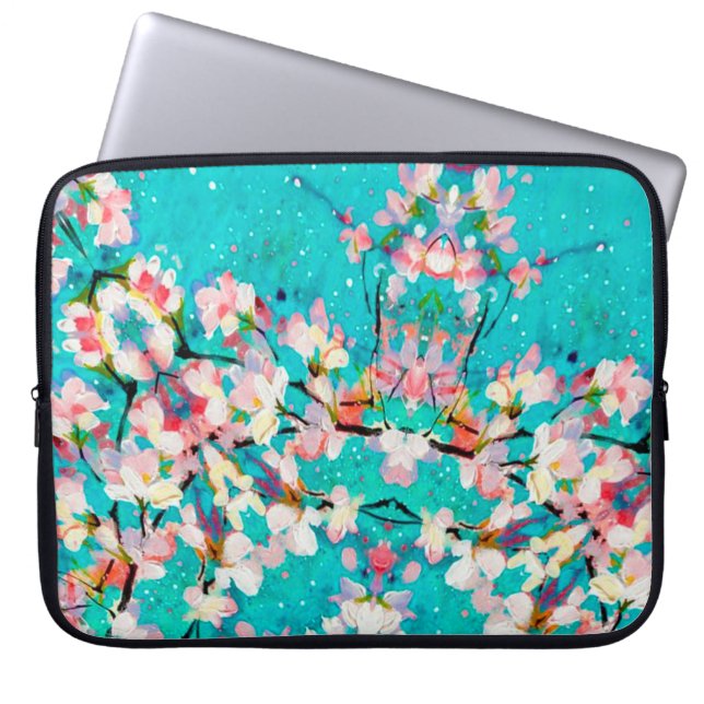 Abstrakter Hintergrund Laptopschutzhülle (Vorderseite)