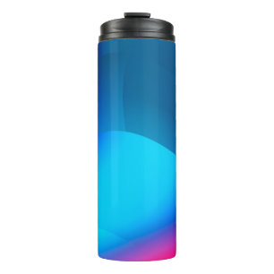 Abstrakter Hintergrund mit farbigem Verlauf. Vibra Thermosbecher