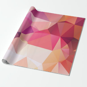 Abstrakter Hintergrund mit niedriger Polygonzahl, Geschenkpapier