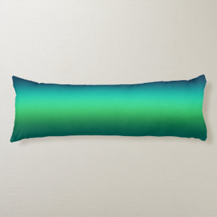 Abstrakter Hintergrund mit Teal-Grün-Verlauf Moder Seitenschläferkissen