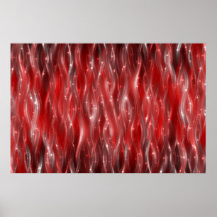 abstrakter Hintergrund mit Wellen und Poster