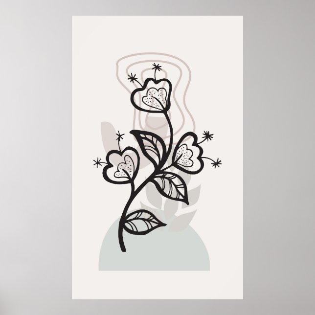 Abstrakter Hintergrund Poster (Vorne)