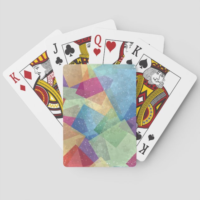 Abstrakter Hintergrund Spielkarten (Rückseite)