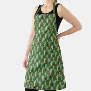 Abstrakter Hipster Kaktus Wüstenmuster Schürze