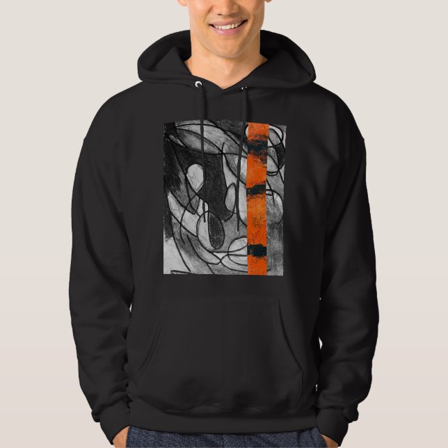 Abstrakter Hoodie (Vorderseite)