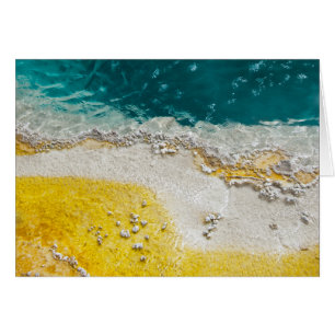 Abstrakter Hot Spring Yellowstone Nationalpark