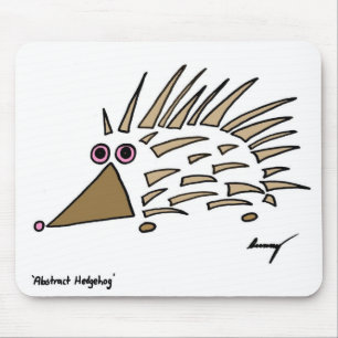 Abstrakter Igel Mousepad