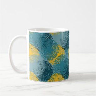 Abstrakter Ikat- und Boho-Stil handgefertigtes Sto Kaffeetasse