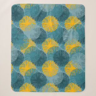 Abstrakter Ikat- und Boho-Stil-Tuchpatt Sherpadecke