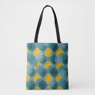 Abstrakter Ikat- und Boho-Stil-Tuchpatt Tasche