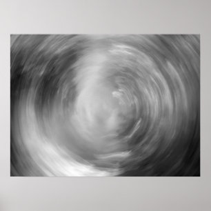 Abstrakter Infrarot-Swirl Poster