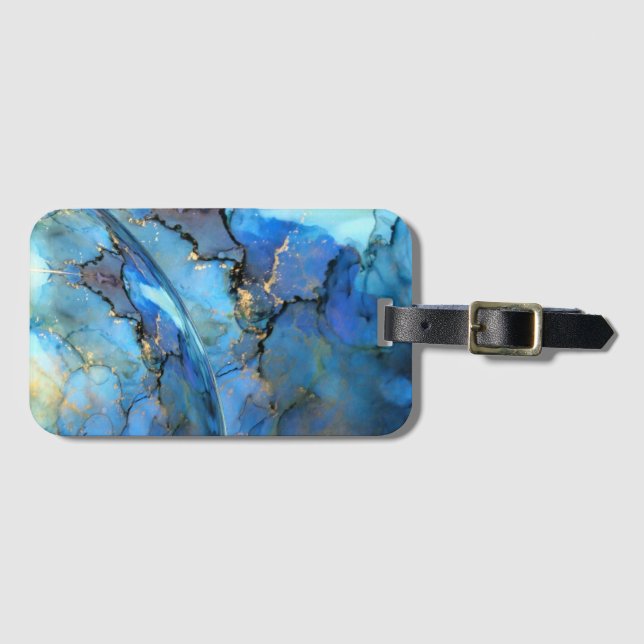 abstrakter Ischifi-Orden Gepäckanhänger (Vorderseite (Horizontal))