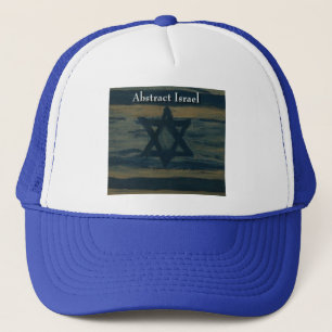 abstrakter Israel-Hut Truckerkappe