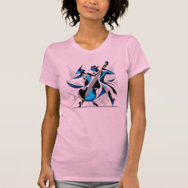 Abstrakter Jazzausdruck T-Shirt