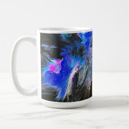 Abstrakter Kaffeebecher Electric Bloom Kaffeetasse