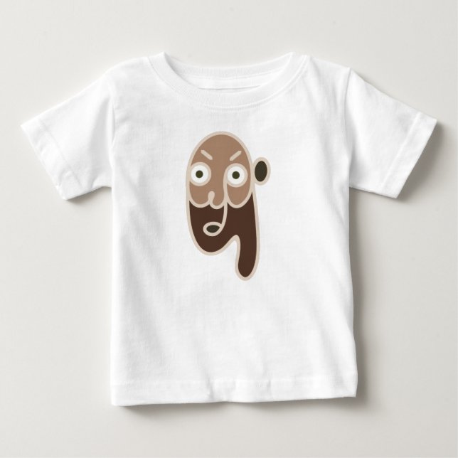 Abstrakter Kaffeemann Baby T-shirt (Vorderseite)