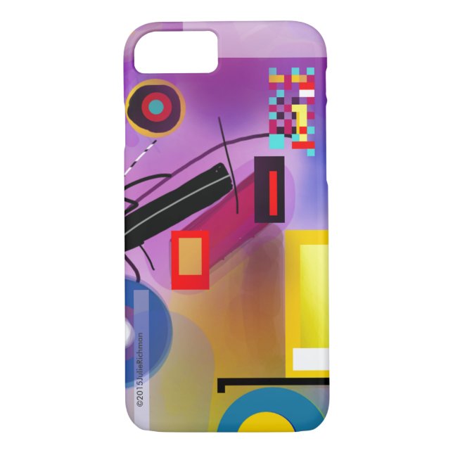 Abstrakter Kandinsky inspirierter iPhone 7 Fall Case-Mate iPhone Hülle (Rückseite)
