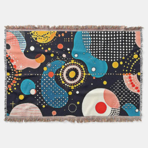 Abstrakter kosmischer Tanz Decke