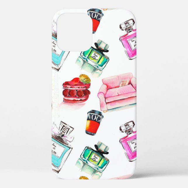 Abstrakter kreisförmiger Hintergrund von Christmas Case-Mate iPhone Hülle (Rückseite)