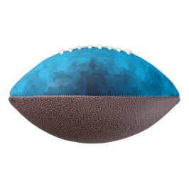 Abstrakter kristallisierter blauer Hintergrund Football