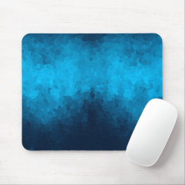 Abstrakter kristallisierter blauer Hintergrund Mousepad