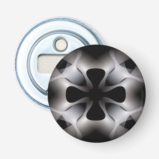 ABSTRAKTER KROSS FLASCHENÖFFNER (Vorderseite)