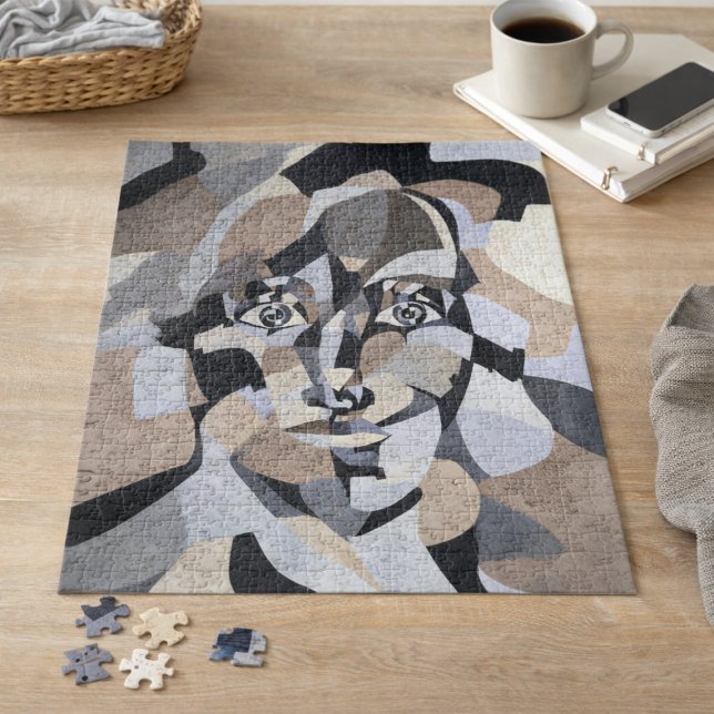 Abstrakter Kubismus Figurative Geometric Jigsaw Pu (Von Creator hochgeladen)