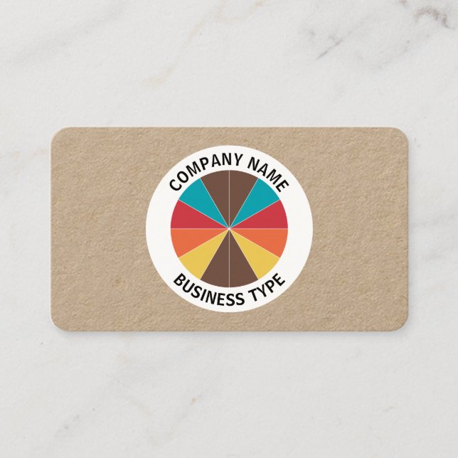 Abstrakter Kuchen 05 - kraft Visitenkarte (Vorderseite)