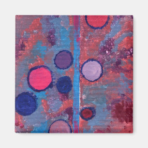 Abstrakter Kunst-Magnet Magnet