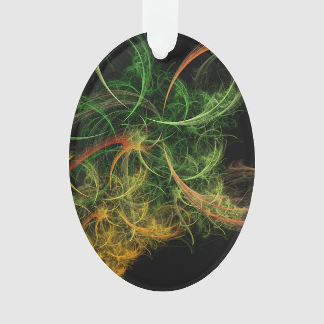 Abstrakter Kunst Raum Blumen Ornament (Vorderseite)