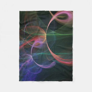 Abstrakter Kunst Raum Fleecedecke