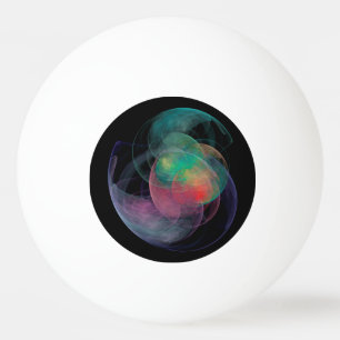 Abstrakter Kunst-Raum-Mantel Tischtennisball