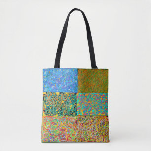 abstrakter Kunst Sari mögen Patchwork Tasche