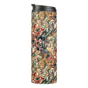 Abstrakter Kunst-Thermalbecher Thermosbecher