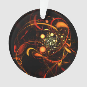 Abstrakter Kunstakrylkreislauf Ornament