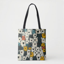 Abstrakter Kunstbeutel Tasche